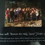 Bill and everyone who was Baptized by Willie Robertson at Bill’s Lake
